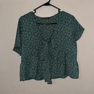Floral crop top